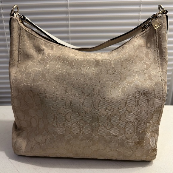Coach Celeste hobo bag signature canvas and leather - Picture 2 of 14